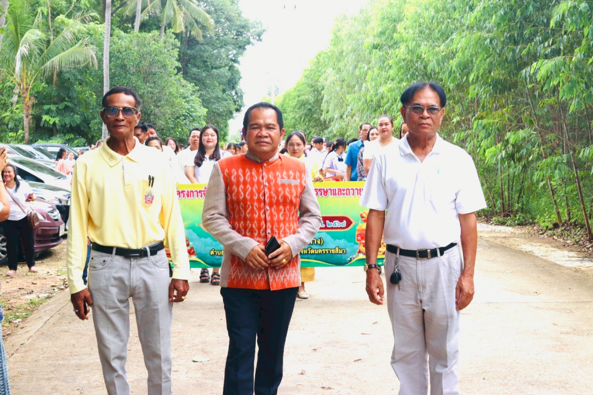โครงการจัดงานสืบสานประเพณีแห่เทียนพรรษาและถวายเทียนพรรษา ประจำปี 2568