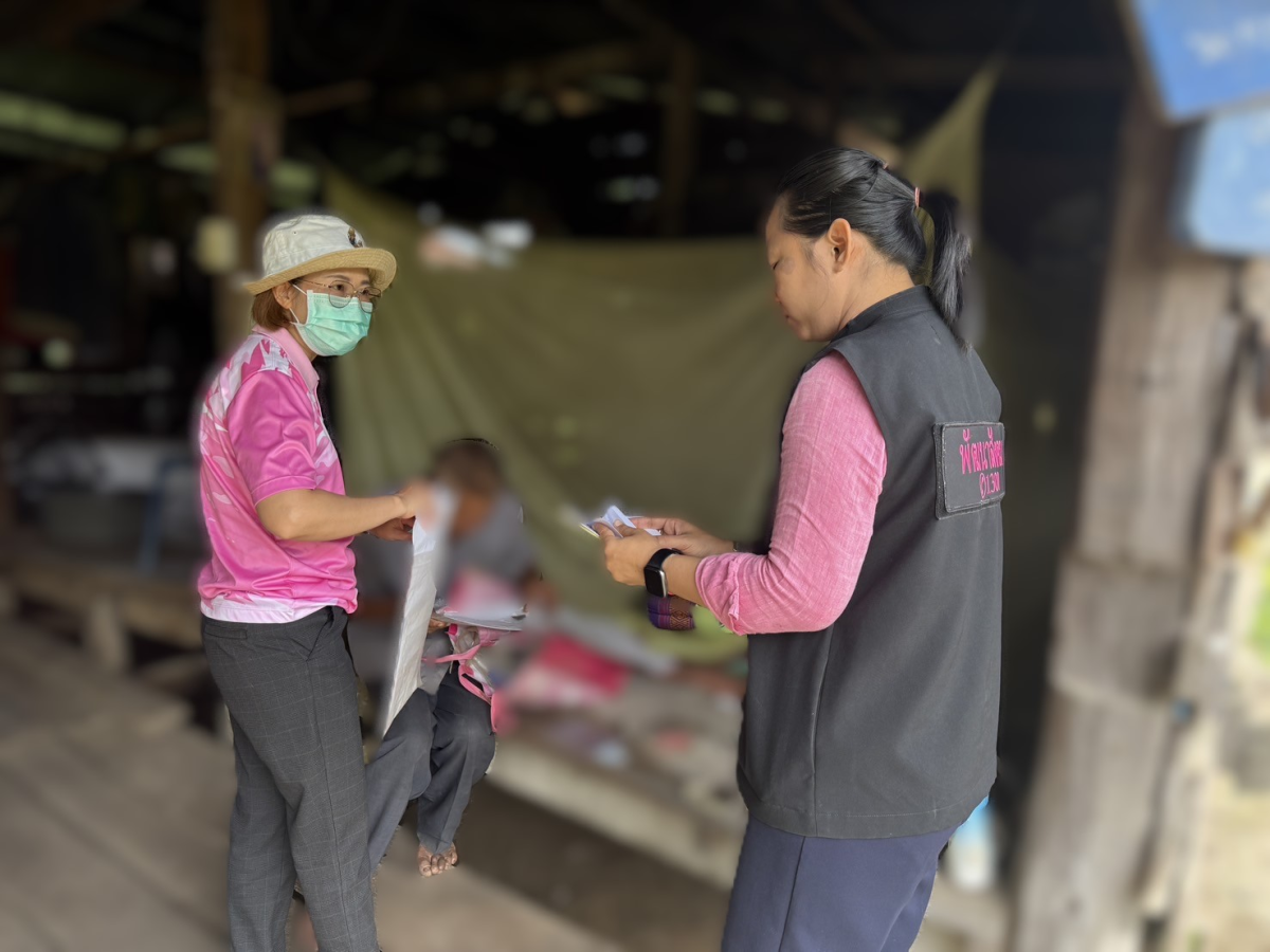 ลงพื้นที่ตรวจสอบข้อเท็จจริงผู้ประสบปัญหาทางสังคมในเขตพื้นที่ตำบลอุดมทรัพย์