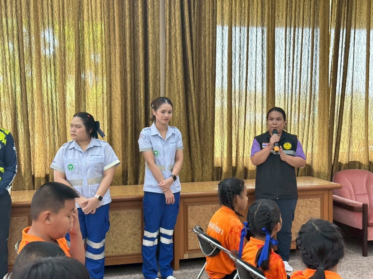 โครงการอบรมเชิงปฏิบัติการเพื่อพัฒนาศักยภาพเด็กนักเรียน ในการป้องกันและช่วยเหลือเด็กจมน้ำ ประจำปีงบประมาณ 2568 