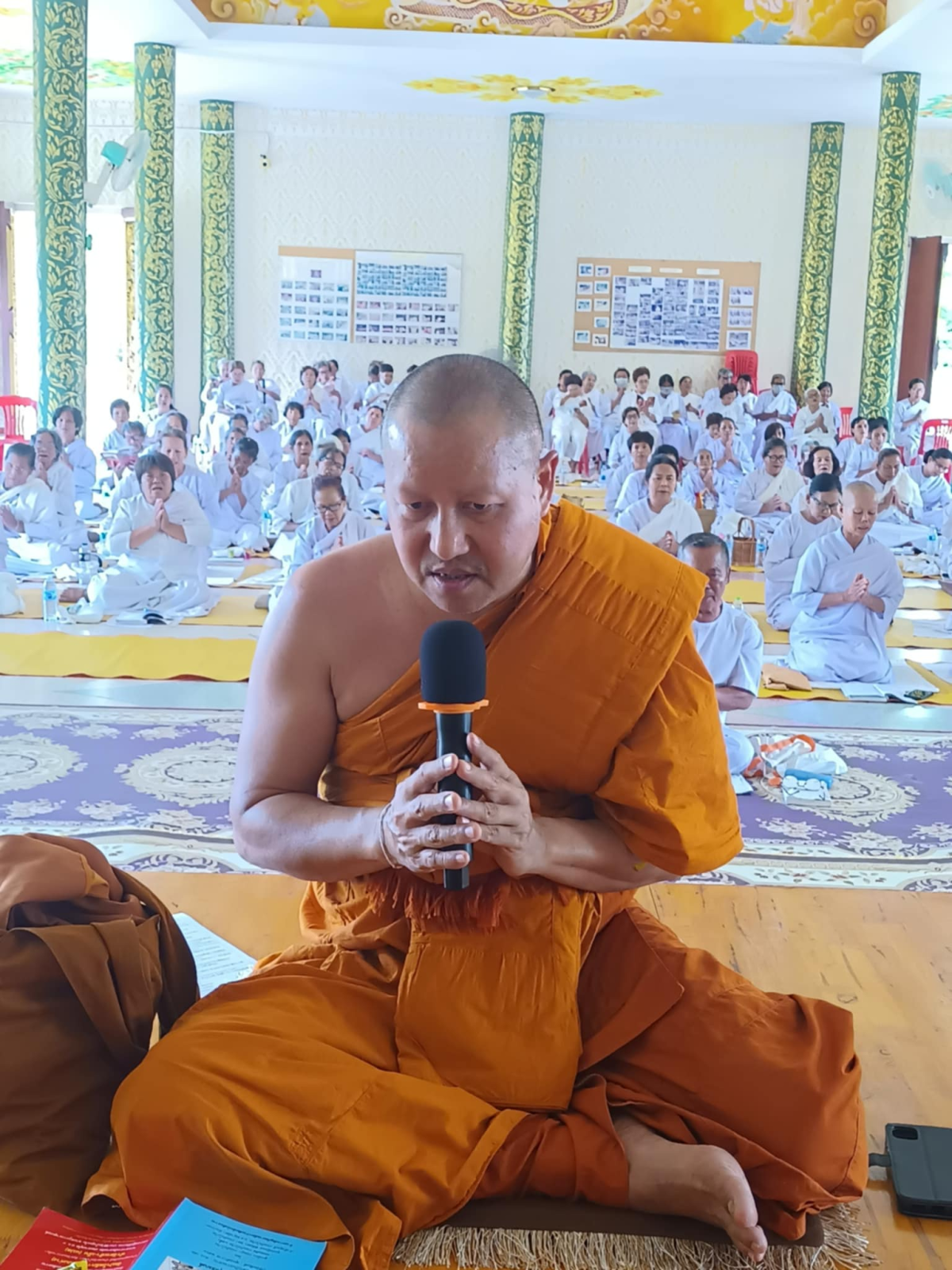 โครงการปฏิบัติธรรมอุโบสถศีลสัญจรตำบลอุดมทรัพย์ ประจำปี 2568 ณ วัดป่าโพธิภาวัน (โนนค่าง)