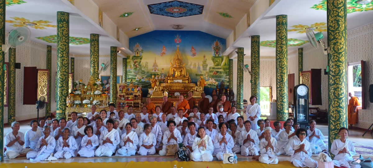 โครงการปฏิบัติธรรมอุโบสถศีลสัญจรตำบลอุดมทรัพย์ ประจำปี 2568 ณ วัดป่าโพธิภาวัน (โนนค่าง)