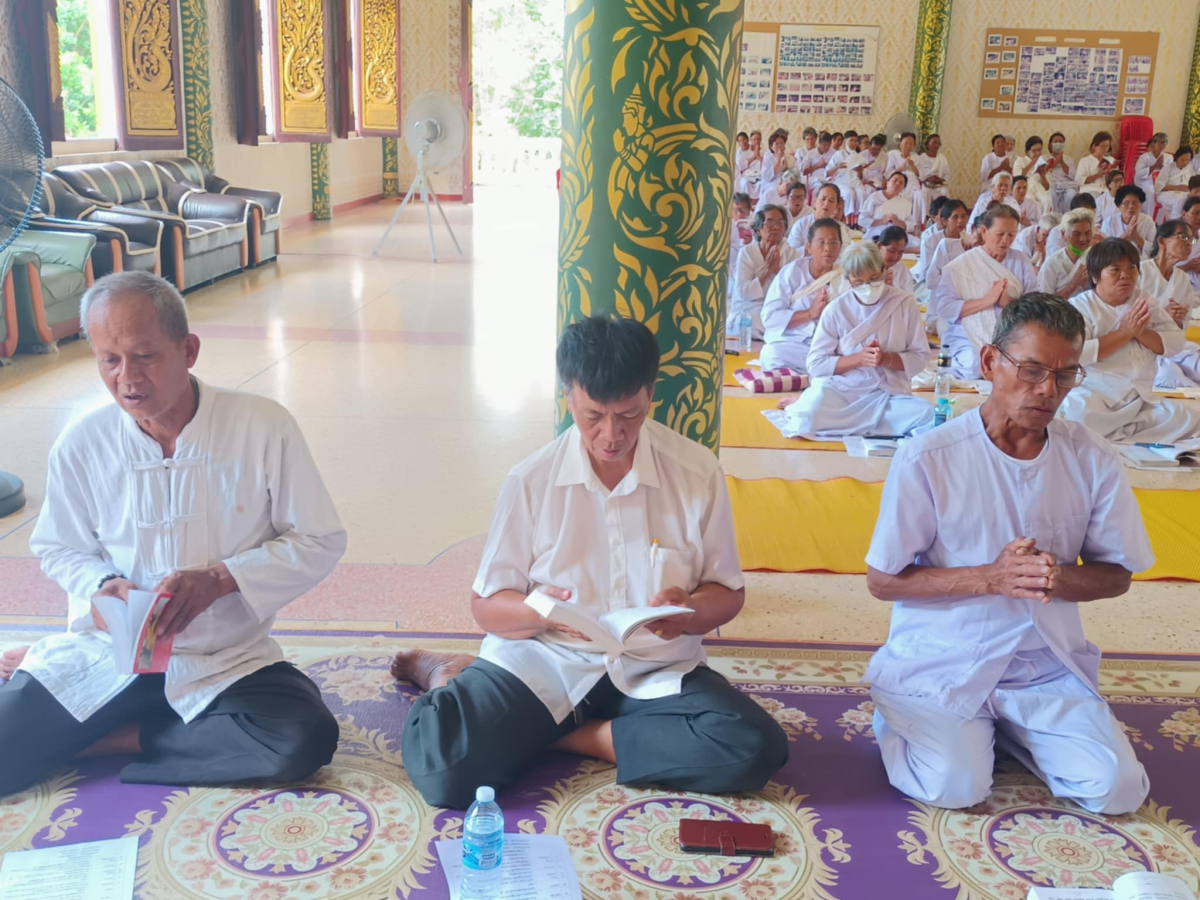 โครงการปฏิบัติธรรมอุโบสถศีลสัญจรตำบลอุดมทรัพย์ ประจำปี 2568 ณ วัดป่าโพธิภาวัน (โนนค่าง)