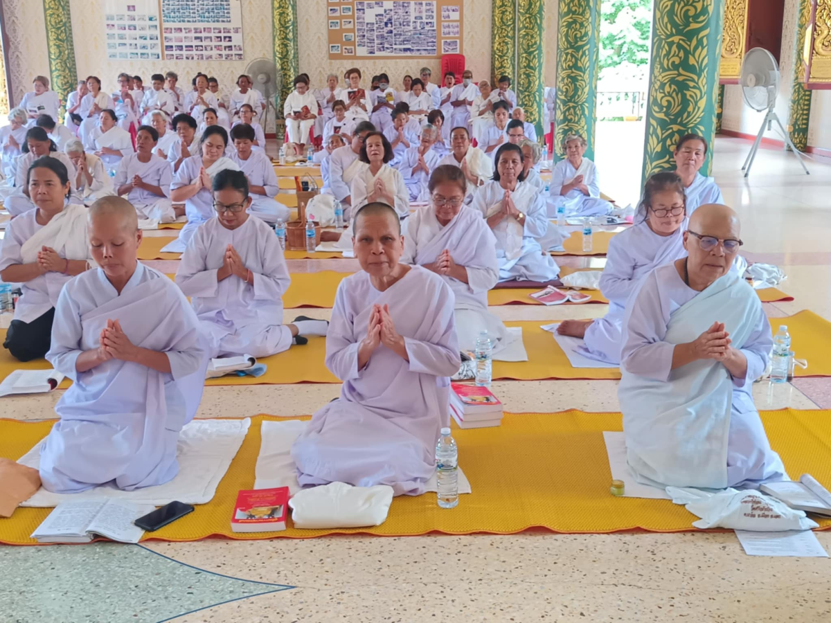 โครงการปฏิบัติธรรมอุโบสถศีลสัญจรตำบลอุดมทรัพย์ ประจำปี 2568 ณ วัดป่าโพธิภาวัน (โนนค่าง)