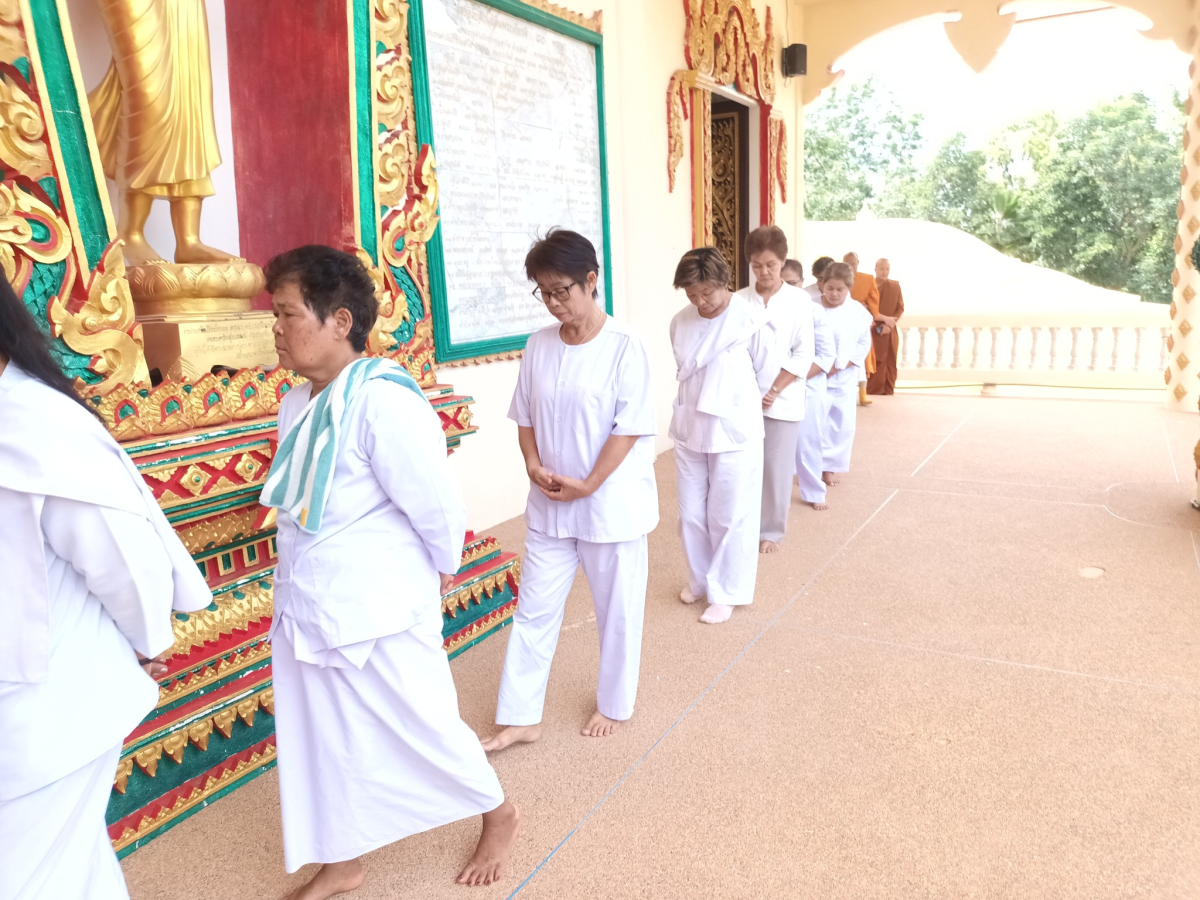 โครงการปฏิบัติธรรมอุโบสถศีลสัญจรตำบลอุดมทรัพย์ ประจำปี 2568 ณ วัดป่าโพธิภาวัน (โนนค่าง)