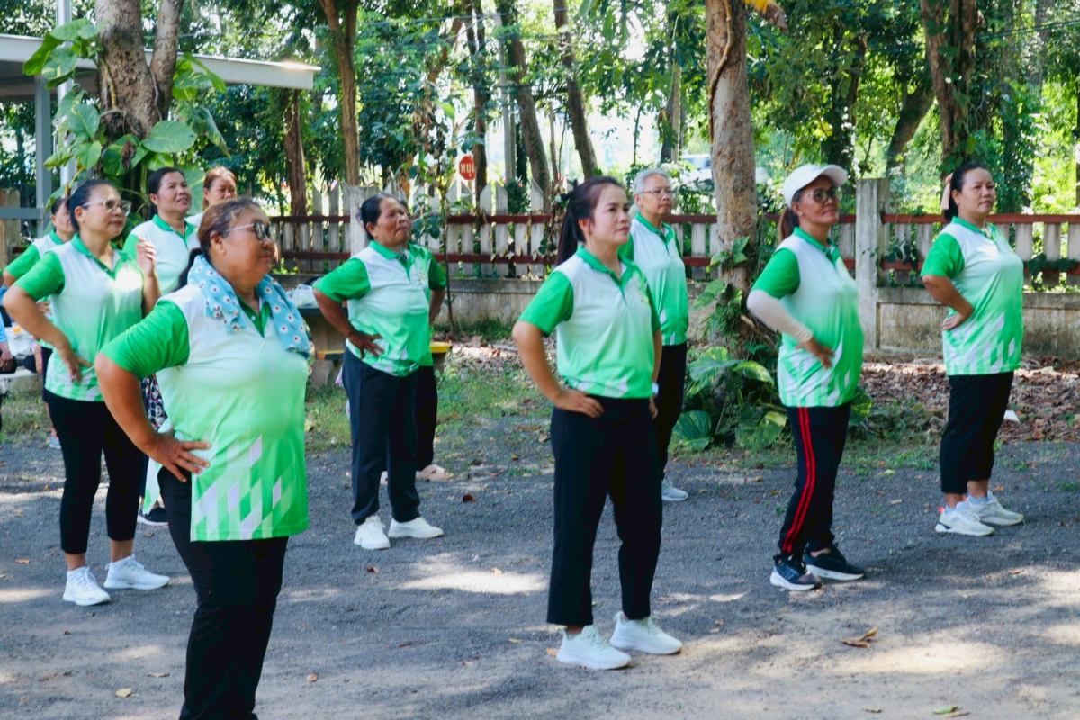 โครงการส่งเสริมการออกกำลังกาย (แอโรบิคเพื่อสุขภาพ) 