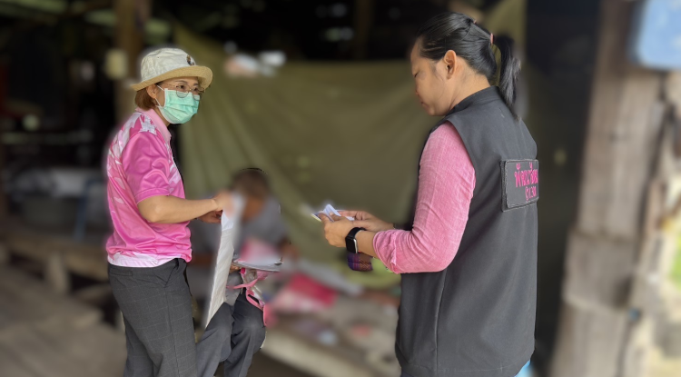 ลงพื้นที่ตรวจสอบข้อเท็จจริงผู้ประสบปัญหาทางสังคมในเขตพื้นที่ตำบลอุดมทรัพย์