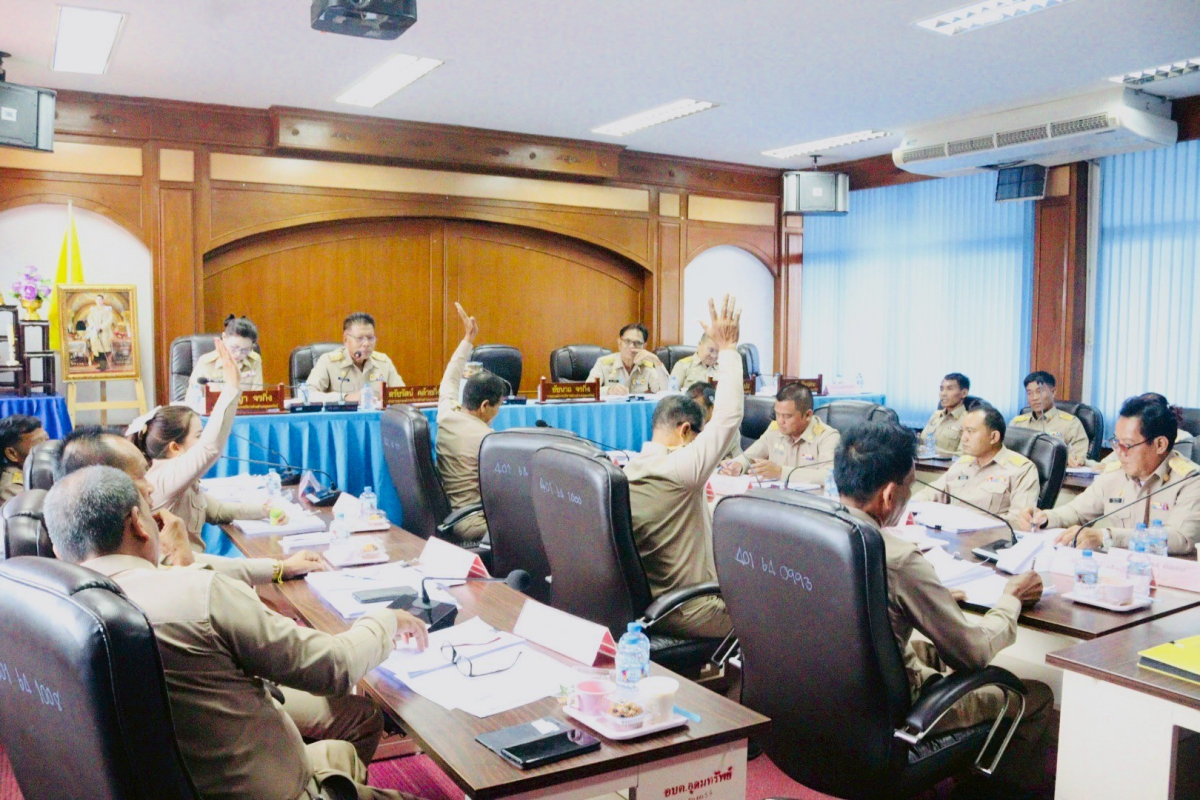 ประชุมสภาองค์การบริหารส่วนตำบลอุดมทรัพย์ สมัยสามัญ สมัยที่ 3 ครั้งที่ 1/2568