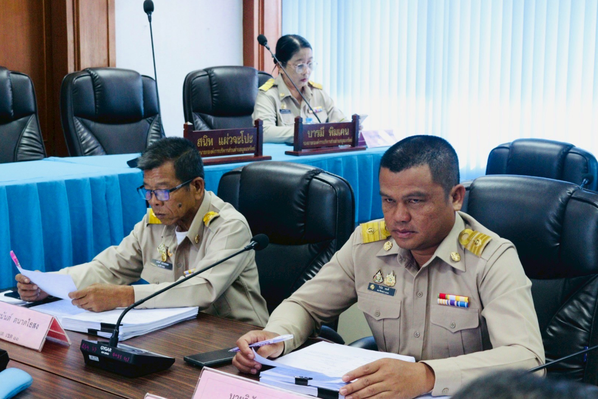 ประชุมสภาองค์การบริหารส่วนตำบลอุดมทรัพย์ สมัยสามัญ สมัยที่ 3 ครั้งที่ 1/2568