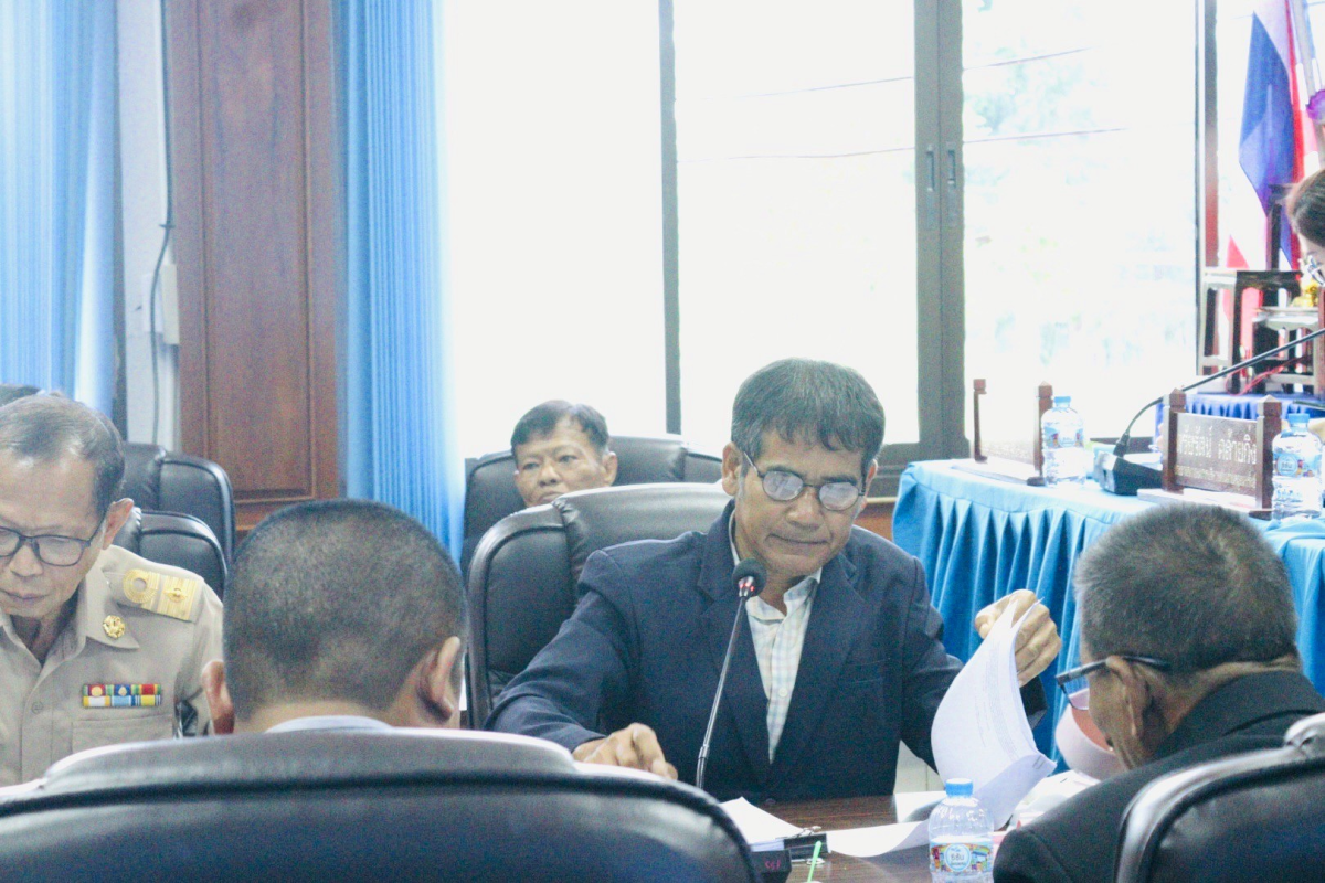 ประชุมสมาชิกสภาองค์การบริหารส่วนตำบลอุดมทรัพย์_สมัยสามัญ สมัยที่ 3 ครั้งที่ 2/2568 