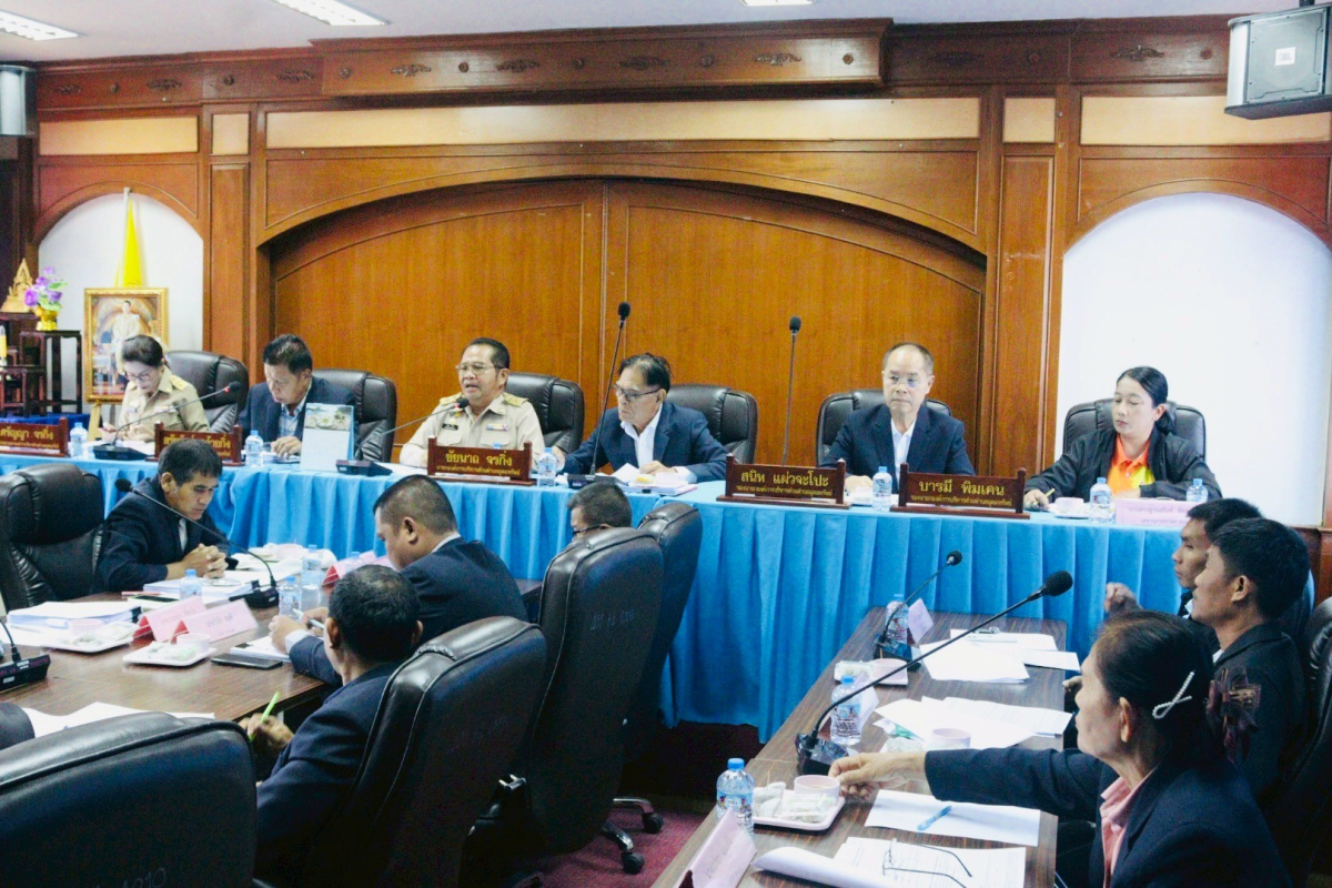 ประชุมสมาชิกสภาองค์การบริหารส่วนตำบลอุดมทรัพย์_สมัยสามัญ สมัยที่ 3 ครั้งที่ 2/2568 