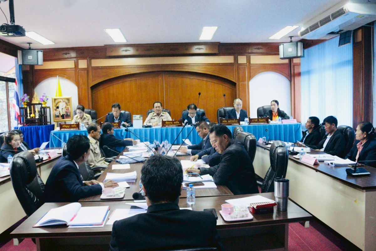 ประชุมสมาชิกสภาองค์การบริหารส่วนตำบลอุดมทรัพย์_สมัยสามัญ สมัยที่ 3 ครั้งที่ 2/2568 