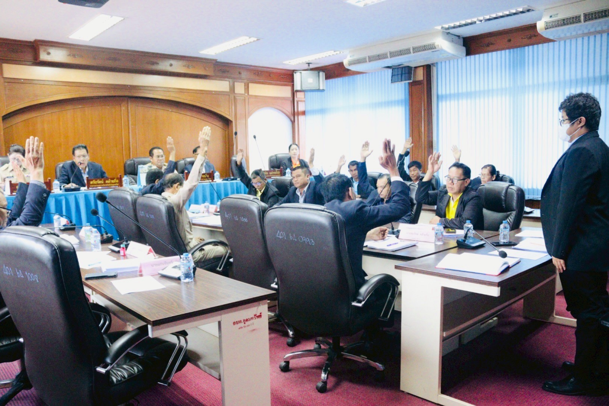 ประชุมสมาชิกสภาองค์การบริหารส่วนตำบลอุดมทรัพย์_สมัยสามัญ สมัยที่ 3 ครั้งที่ 2/2568 