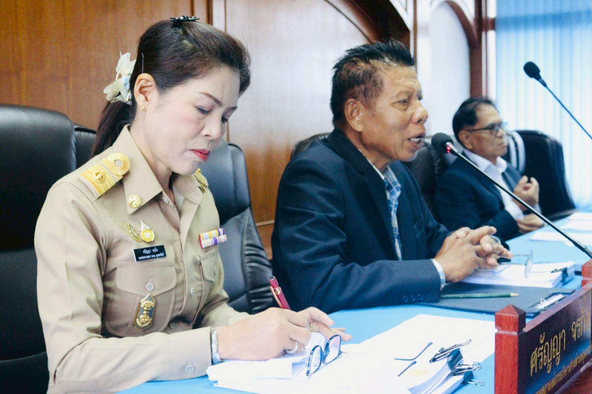 ประชุมสมาชิกสภาองค์การบริหารส่วนตำบลอุดมทรัพย์_สมัยสามัญ สมัยที่ 3 ครั้งที่ 2/2568 