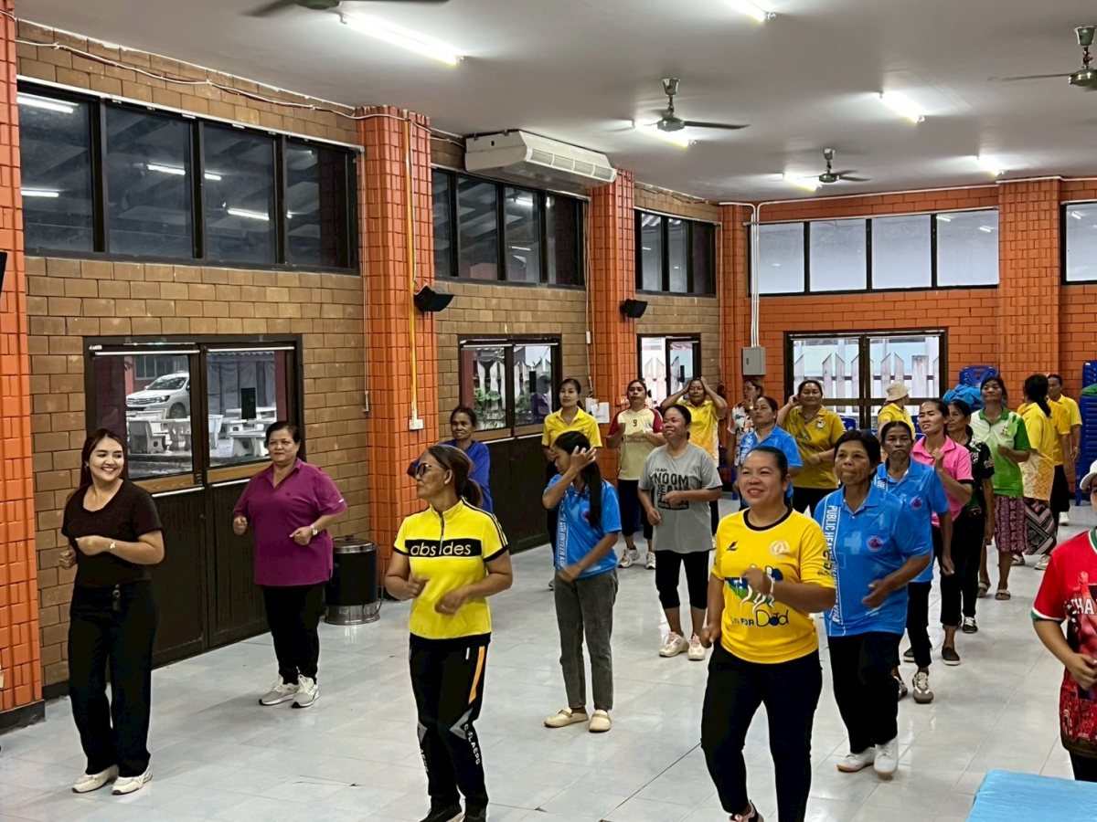 โครงการส่งเสริมการออกกำลังกาย แอโรบิคเพื่อสุขภาพ ครั้งที่5