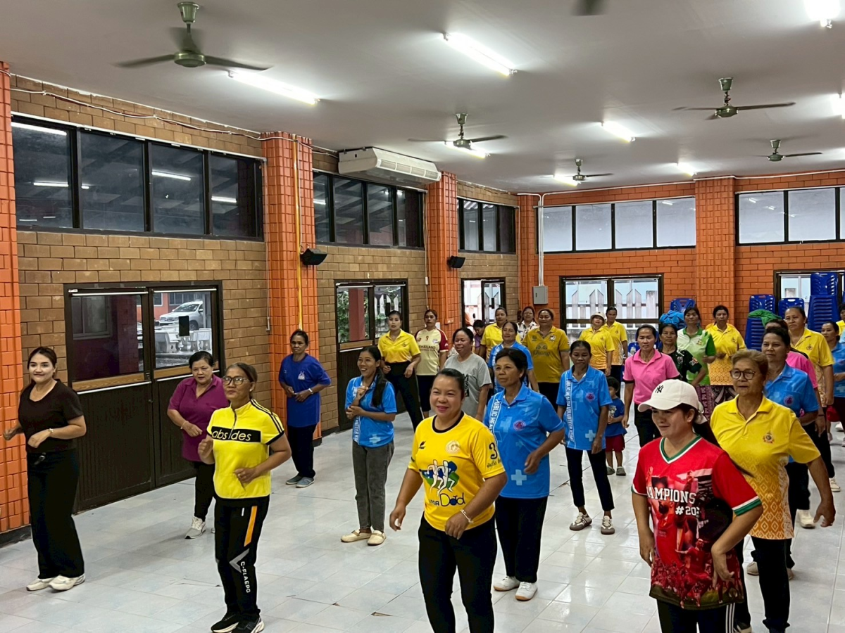 โครงการส่งเสริมการออกกำลังกาย แอโรบิคเพื่อสุขภาพ ครั้งที่5