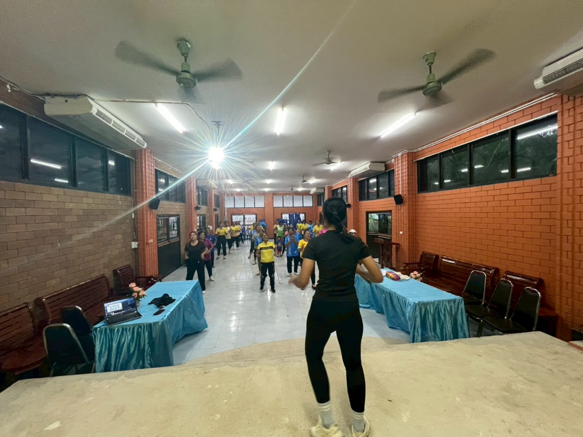 โครงการส่งเสริมการออกกำลังกาย แอโรบิคเพื่อสุขภาพ ครั้งที่5