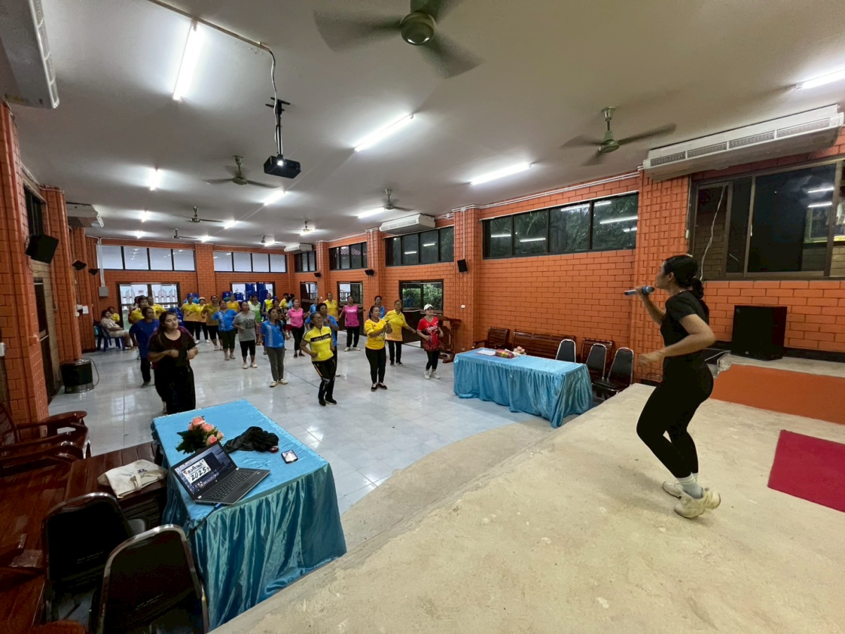 โครงการส่งเสริมการออกกำลังกาย แอโรบิคเพื่อสุขภาพ ครั้งที่5