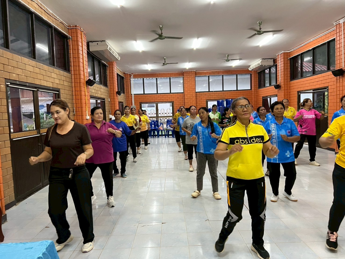 โครงการส่งเสริมการออกกำลังกาย แอโรบิคเพื่อสุขภาพ ครั้งที่5
