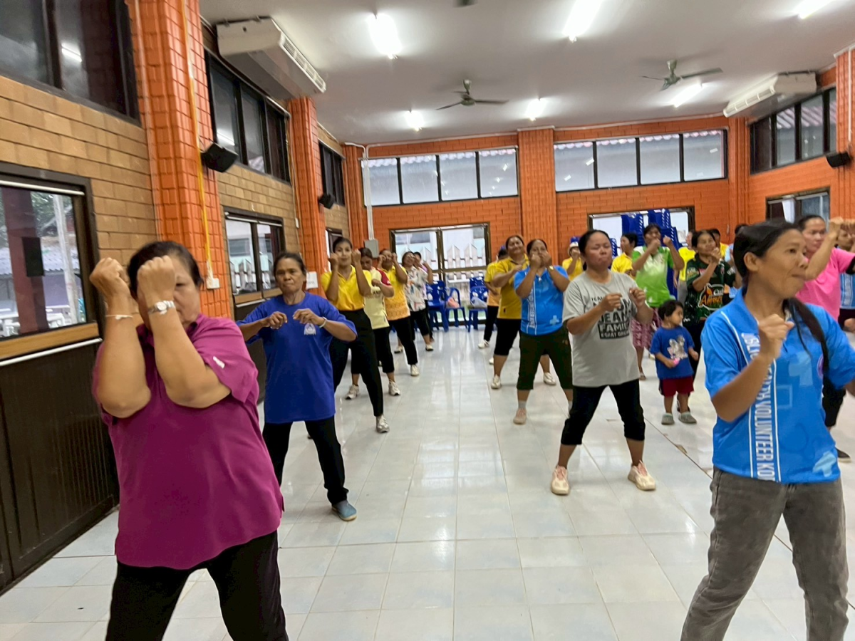 โครงการส่งเสริมการออกกำลังกาย แอโรบิคเพื่อสุขภาพ ครั้งที่5