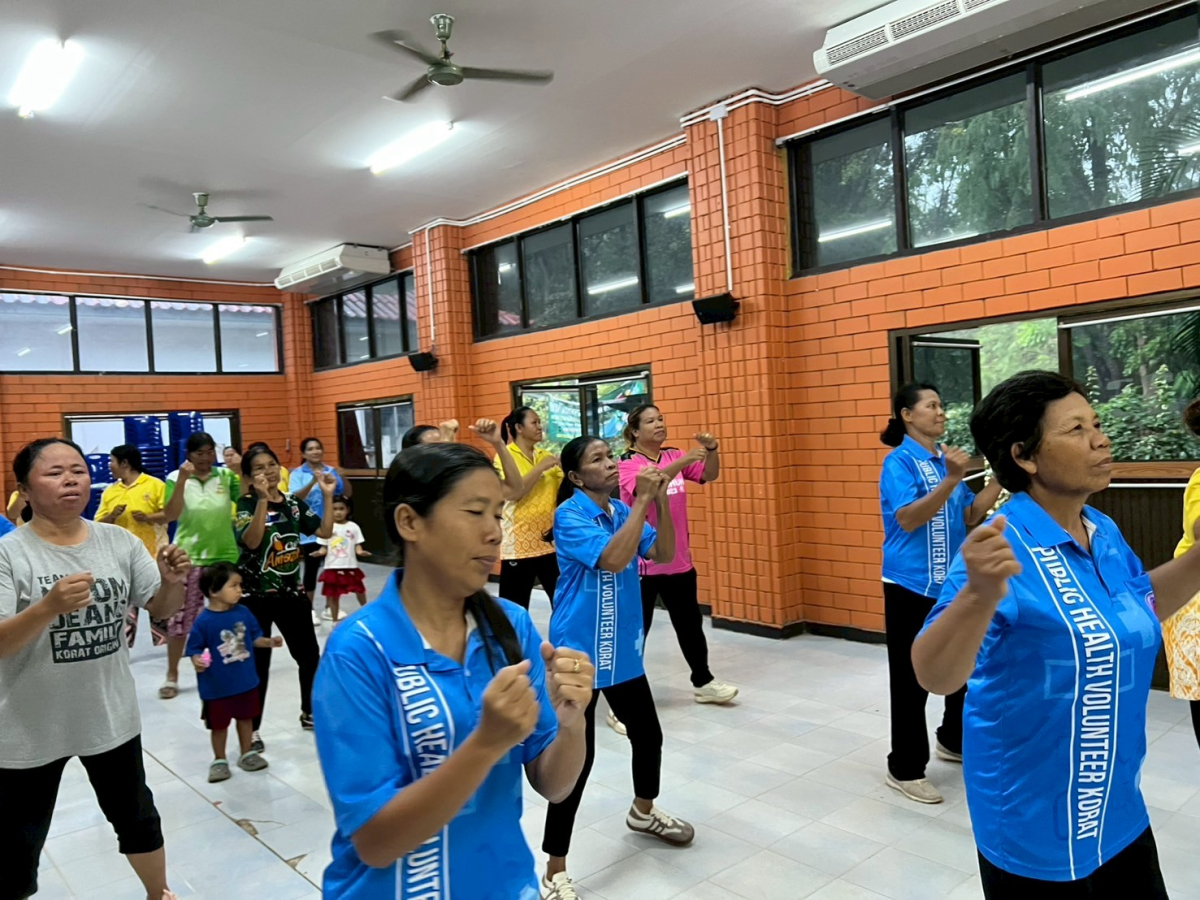 โครงการส่งเสริมการออกกำลังกาย แอโรบิคเพื่อสุขภาพ ครั้งที่5