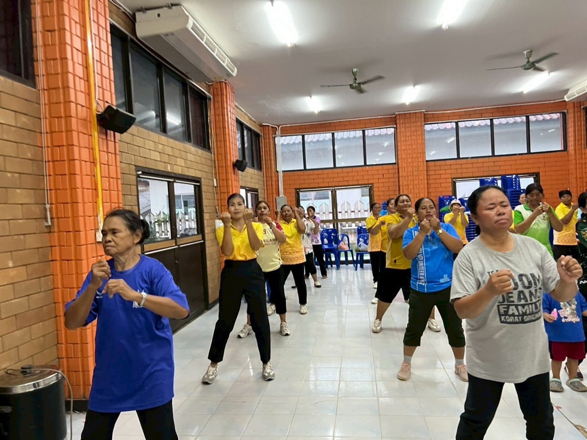 โครงการส่งเสริมการออกกำลังกาย แอโรบิคเพื่อสุขภาพ ครั้งที่5
