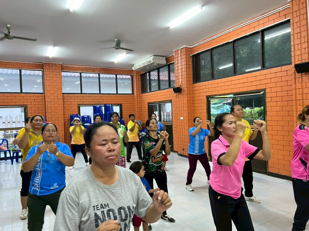 โครงการส่งเสริมการออกกำลังกาย แอโรบิคเพื่อสุขภาพ ครั้งที่5