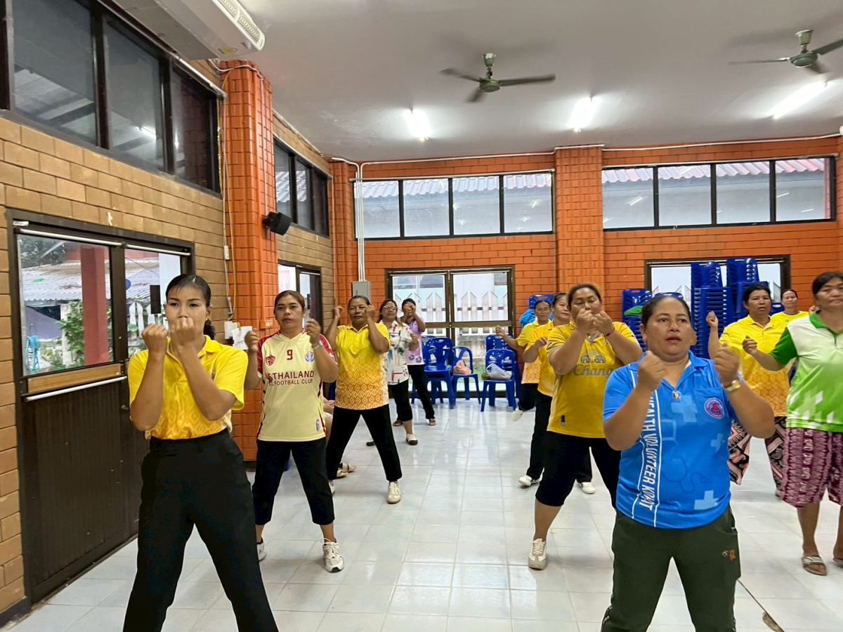 โครงการส่งเสริมการออกกำลังกาย แอโรบิคเพื่อสุขภาพ ครั้งที่5