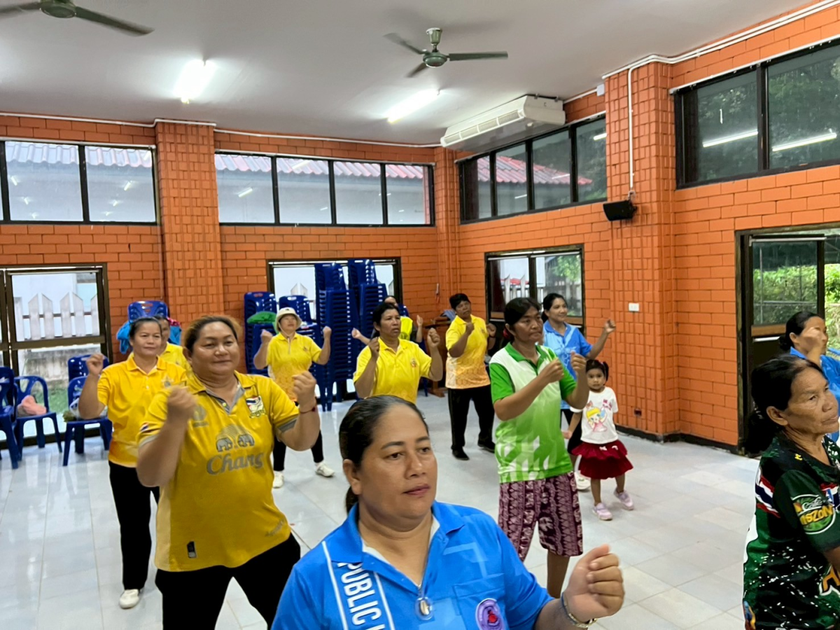 โครงการส่งเสริมการออกกำลังกาย แอโรบิคเพื่อสุขภาพ ครั้งที่5