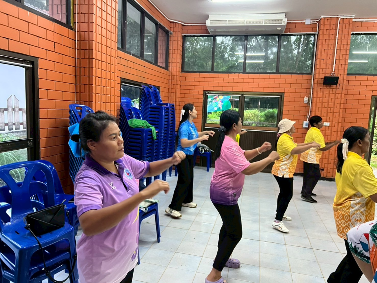 โครงการส่งเสริมการออกกำลังกาย แอโรบิคเพื่อสุขภาพ ครั้งที่5