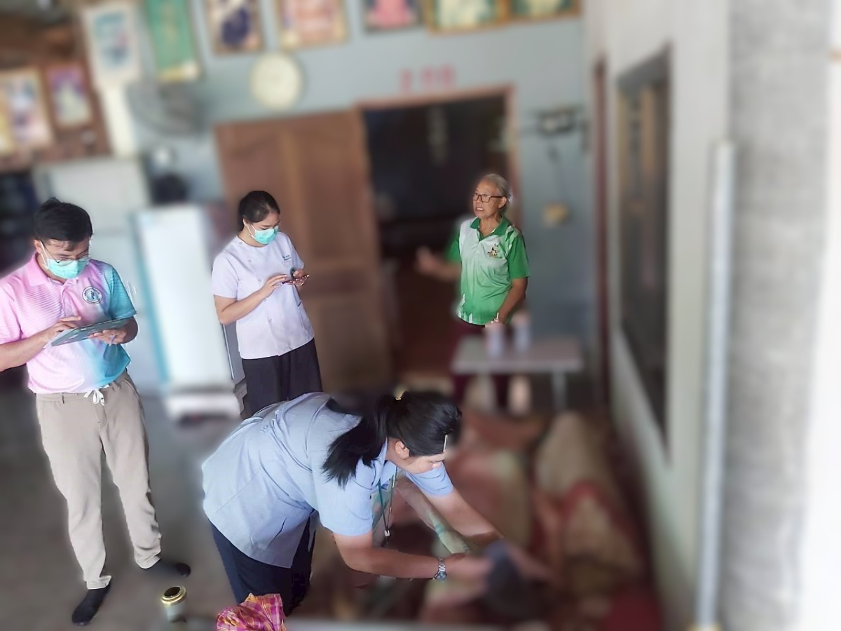 โครงการเยี่ยมบ้านผู้สูงอายุ ผู้พิการและผู้ป่วย IMC ของ อบต อุดมทรัพย์