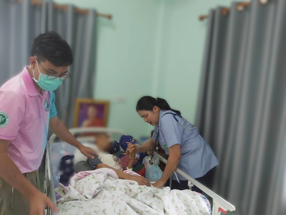 โครงการเยี่ยมบ้านผู้สูงอายุ ผู้พิการและผู้ป่วย IMC ของ อบต อุดมทรัพย์