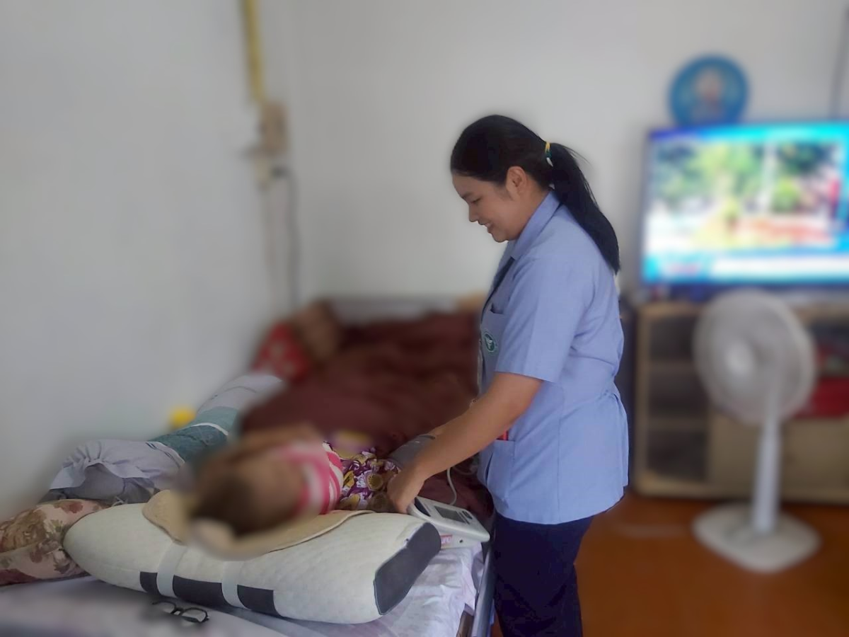 โครงการเยี่ยมบ้านผู้สูงอายุ ผู้พิการและผู้ป่วย IMC ของ อบต อุดมทรัพย์