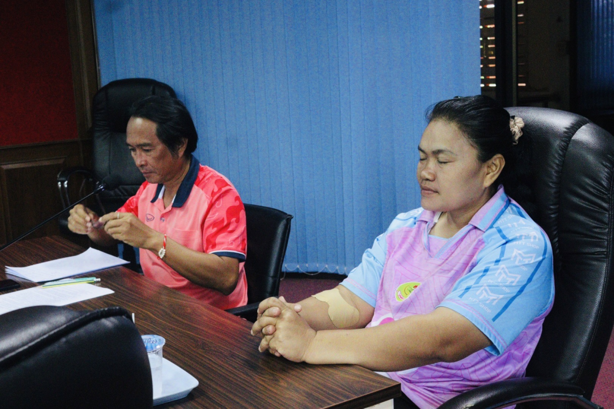 ประชุมเตรียมจัดงานกีฬาตำบลอุดมทรัพย์ 