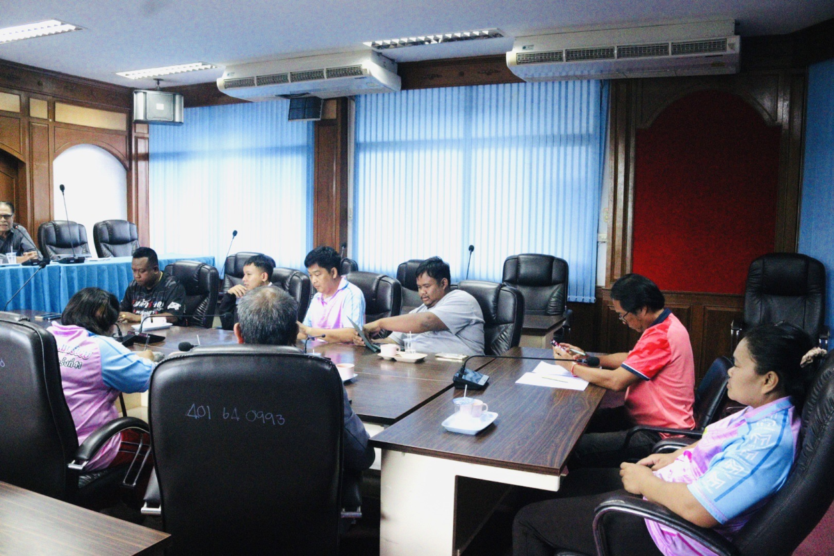 ประชุมเตรียมจัดงานกีฬาตำบลอุดมทรัพย์ 