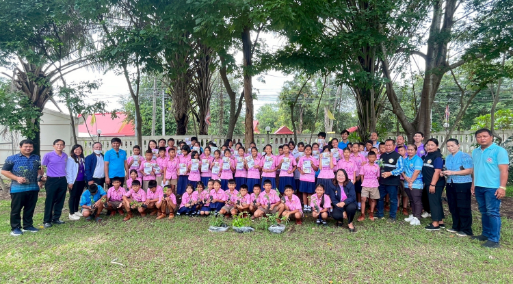 โครงการสนับสนุนเครือข่าย อพ.สร ด้านความเป็นกลางคาร์บอน และการปรับตัวต่อการเปลี่ยนแปลงสภาพภูมิอากาศ ภายได้โครงการอนุรักษ์พันธุกรรมพืชอันเนื่องมาจากพระราชดำริ สมเด็จพระเทพรัตนรายสุดาฯ สยามบรมราชกุมารี