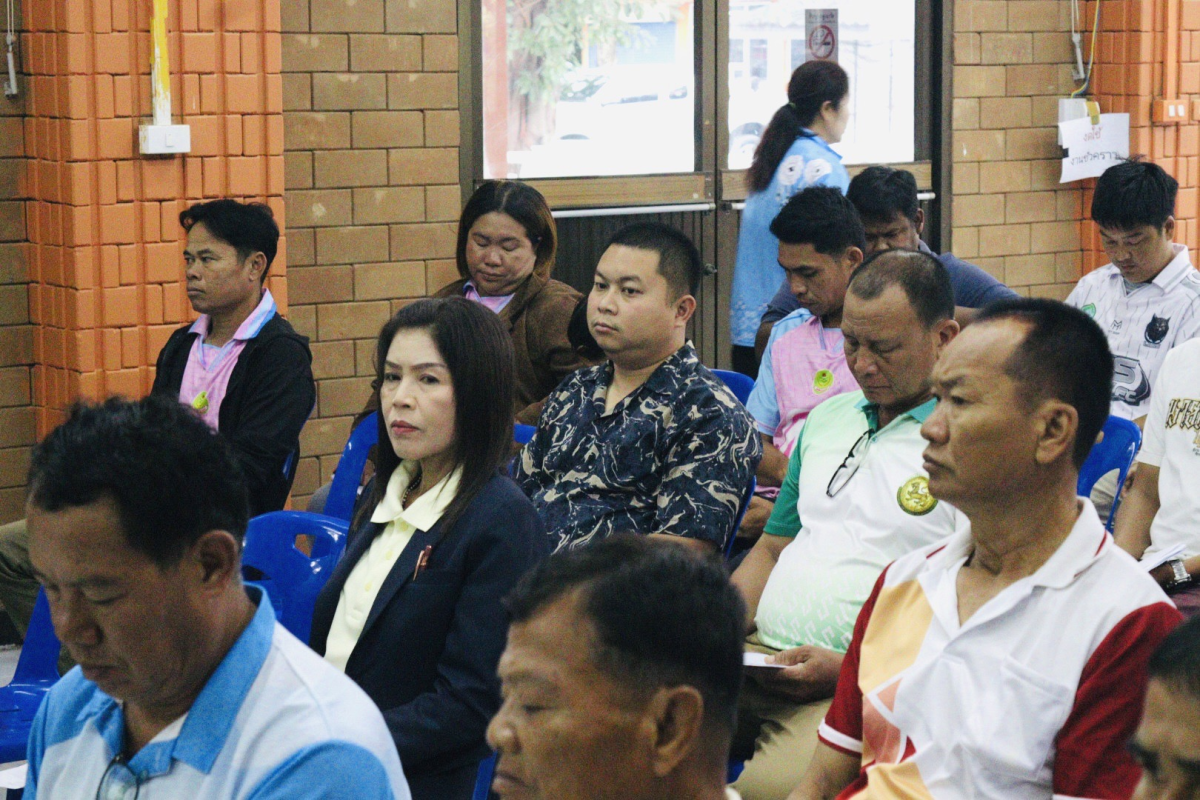  ประชุมเตรียมจัดกีฬาตำบลอุดมทรัพย์ ครั้งที่ 42 และการจัดงานลอยกระทง ประจำปีงบประมาณ 2569