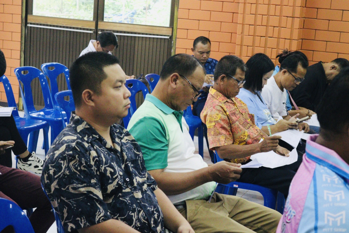  ประชุมเตรียมจัดกีฬาตำบลอุดมทรัพย์ ครั้งที่ 42 และการจัดงานลอยกระทง ประจำปีงบประมาณ 2569