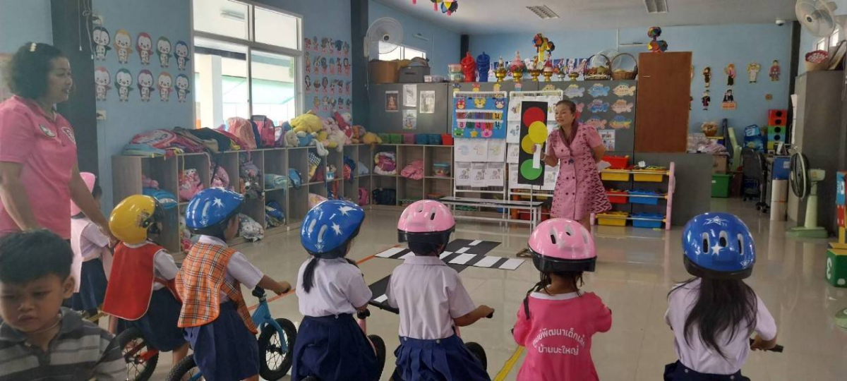 โครงการส่งเสริมการเรียนรู้ในเด็กปฐมวัย ให้รู้วิธีการเอาตัวรอดเมื่อติดอยู่ในรถยนต์