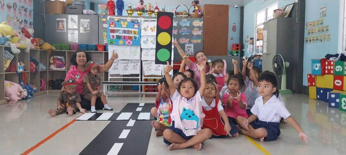 โครงการส่งเสริมการเรียนรู้ในเด็กปฐมวัย ให้รู้วิธีการเอาตัวรอดเมื่อติดอยู่ในรถยนต์