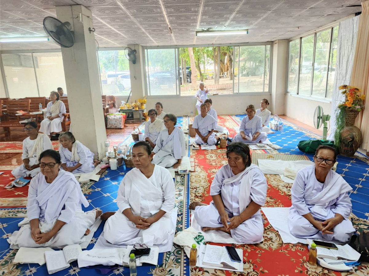 โครงการปฏิบัติธรรมอุโบสถศีลสัญจรตำบลอุดมทรัพย์ ประจำปี 2568