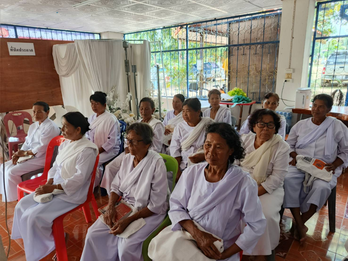 โครงการปฏิบัติธรรมอุโบสถศีลสัญจรตำบลอุดมทรัพย์ ประจำปี 2568