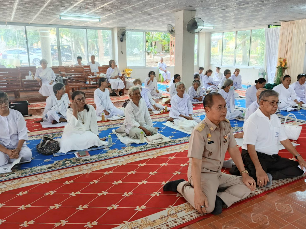 โครงการปฏิบัติธรรมอุโบสถศีลสัญจรตำบลอุดมทรัพย์ ประจำปี 2568