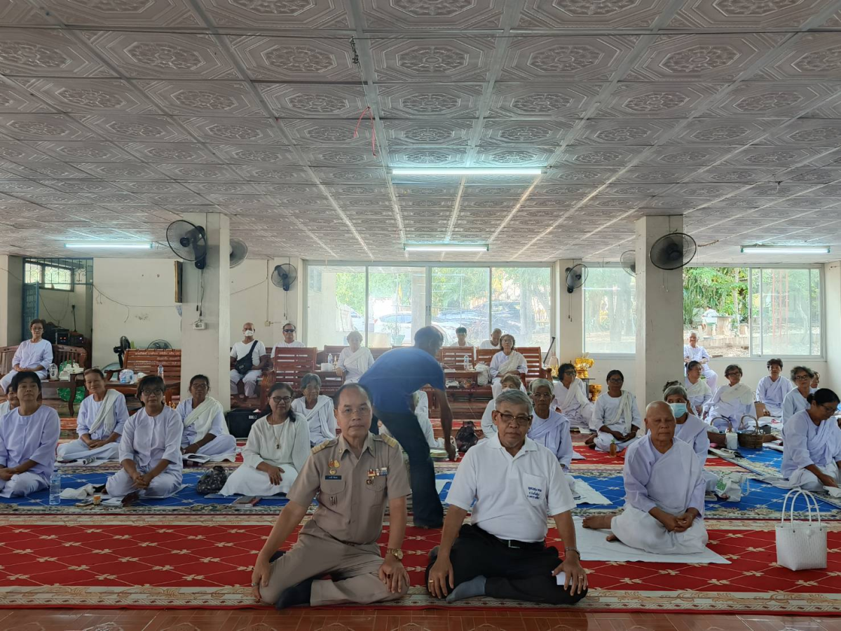 โครงการปฏิบัติธรรมอุโบสถศีลสัญจรตำบลอุดมทรัพย์ ประจำปี 2568