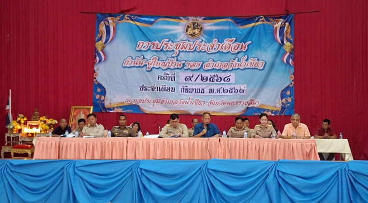 ประชุมหัวหน้าส่วนราชการฯ   ประจำเดือนกันยายน 2568