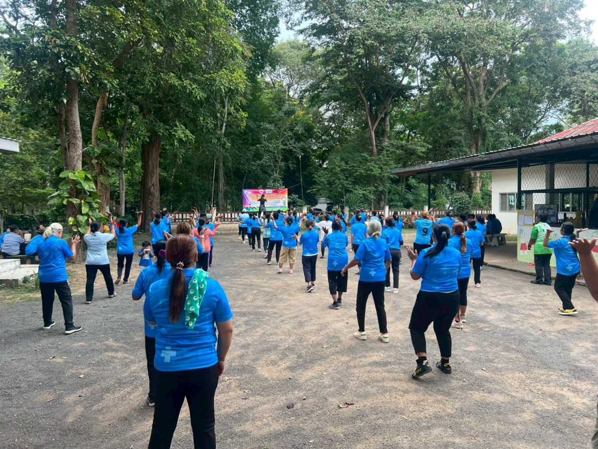 โครงการส่งเสริมการออกกำลังกาย แอโรบิคเพื่อสุขภาพ ครั้งที่10