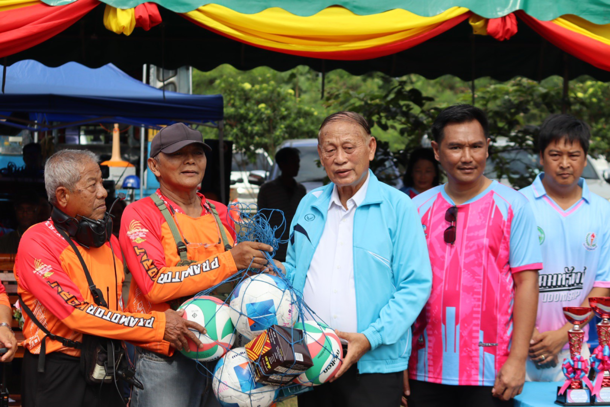 พิธีเปิดการจัดการแข่งขันกีฬาตำบลอุดมทรัพย์ ครั้งที่ 42 ประจำปี 2568