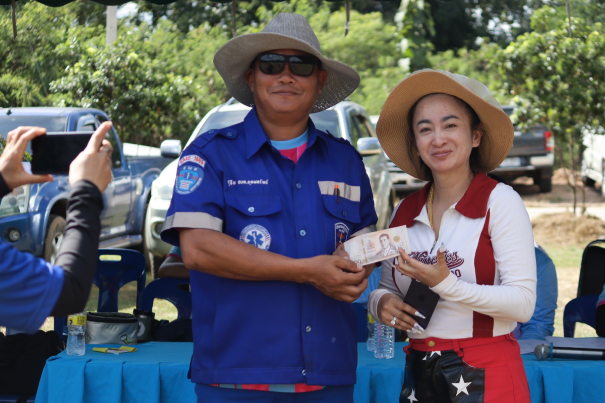 พิธีเปิดการจัดการแข่งขันกีฬาตำบลอุดมทรัพย์ ครั้งที่ 42 ประจำปี 2568