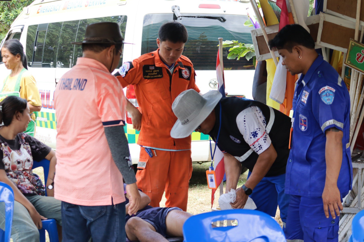 พิธีเปิดการจัดการแข่งขันกีฬาตำบลอุดมทรัพย์ ครั้งที่ 42 ประจำปี 2568