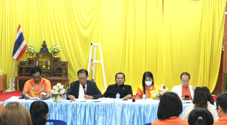 ประชุม คณะผู้บริหาร หัวหน้าส่วนราชการ พนักงานส่วนตำบล ลูกจ้างประจำ พนักงานจ้าง องค์การบริหารส่วนตำบลอุดมทรัพย์ประจำเดือนตุลาคม 2568