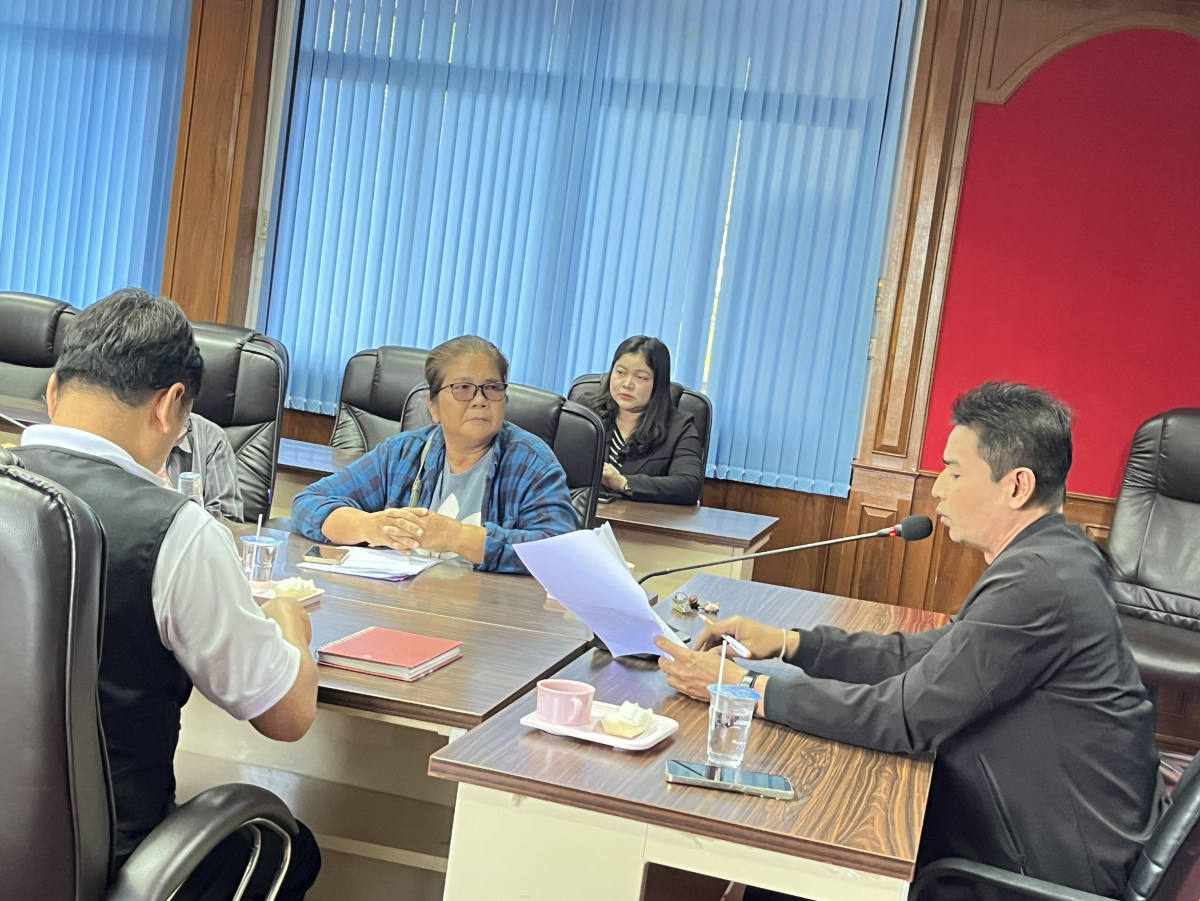 ประชุมชี้แจงผลอุธรณ์กลิ่นมูลสุกร บ้านโนนสง่า ม.13